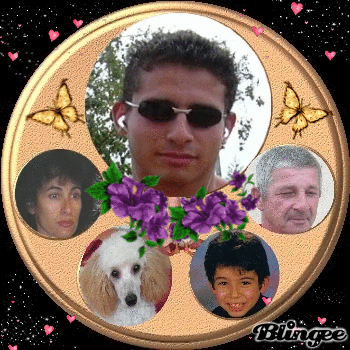 Nous sommes tous là ensemble sur ce beau montage de papa