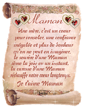   MOI AUSSI JE T' AIME MON FILS ADORE 